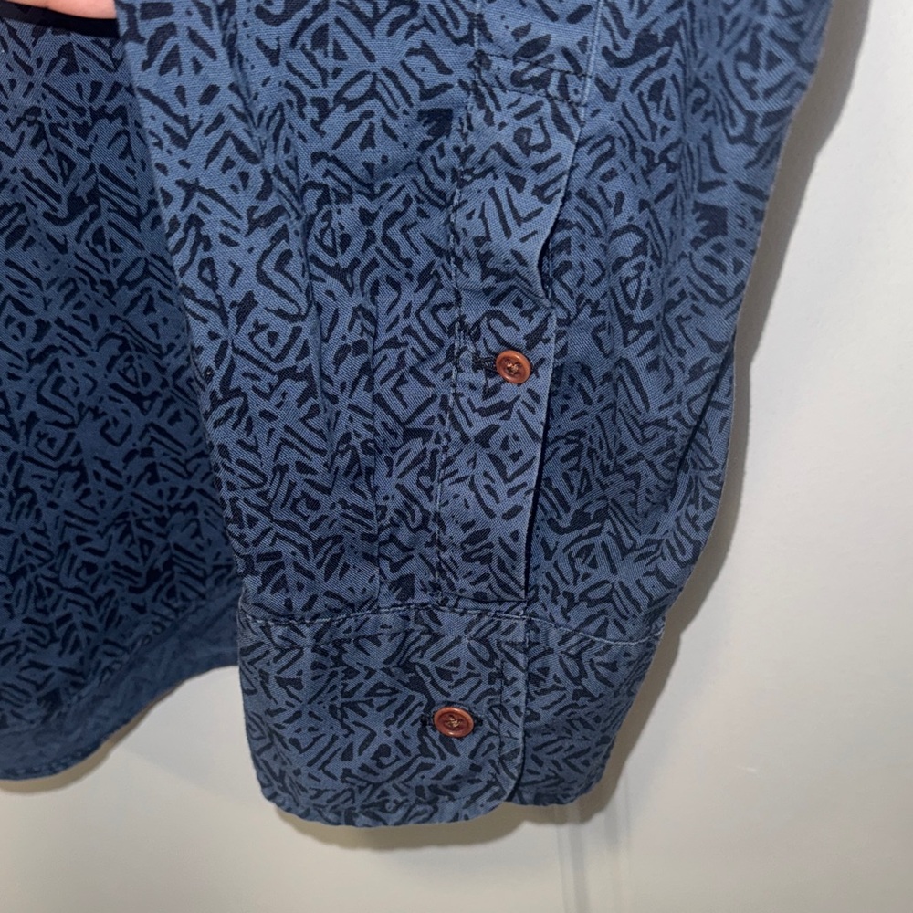 J. Crew Patterned Button Down-XL - Picture 5 of 8